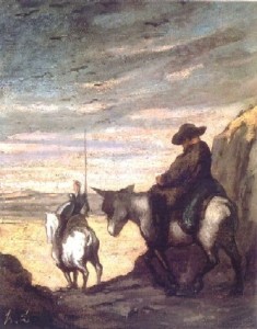 D Q y Sancho Honore Daumier