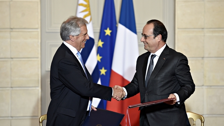 FRANCE-URUGUAY-DIPLOMACY