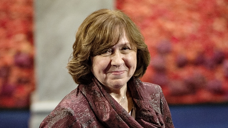 Svetlana Alexiévich. Crédito: Nobel Media AB 2015/Pi Frisk